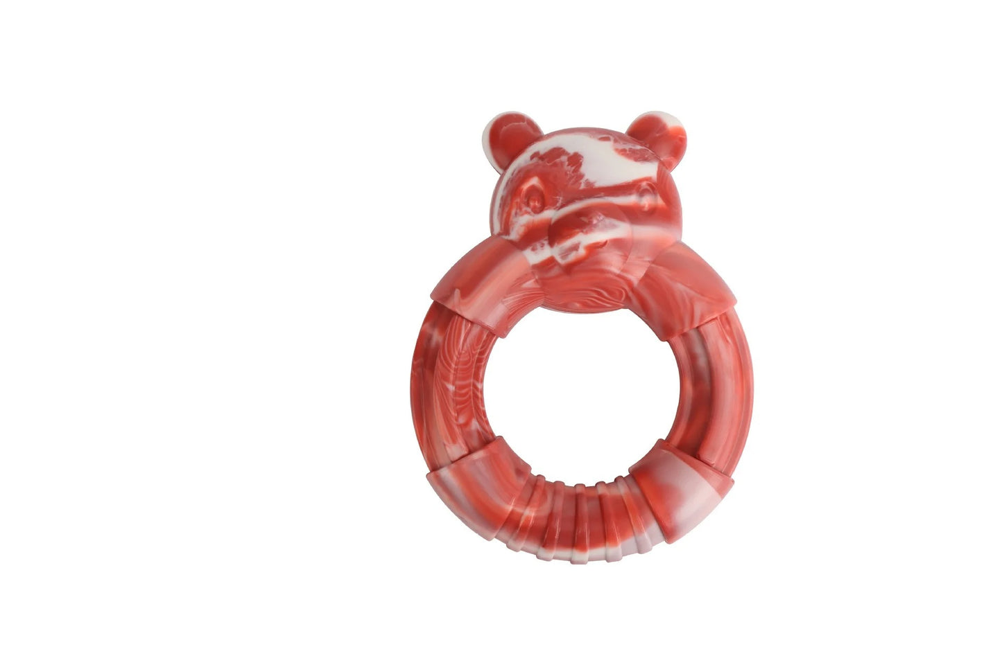 Eco-Friendly Degradable Dog Chew Toys Set for Large and Medium Dogs, Bite Resistant Panda Ring and Bone Style Chewing Toys, Durable Textured Dog Toys for Daily Play and Dental Support