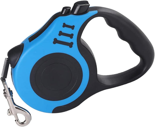 Retractable Dog Tie-Out Cable and Automatic Training Leash, Durable Nylon Rope Leash for Small, Medium, and Large Dogs, Hands-Free Outdoor Walking and Pet Safety Lead