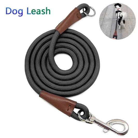 No-Handle Heavy Duty Dog Leash Extension, 6ft Bungee Rope Lead for Running, Jogging, Walking, Exercising, Training, and Tethering Medium and Large Dogs